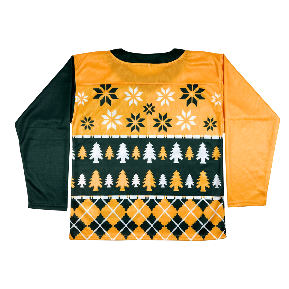 Green Bay Christmas Hockey Jersey