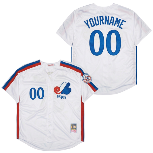 Expos Custom Baseball Jersey (Ships 2-4 weeks)