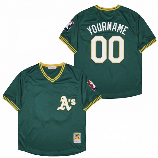 Athletics Custom Baseball Jersey (Ships 2-4 weeks)