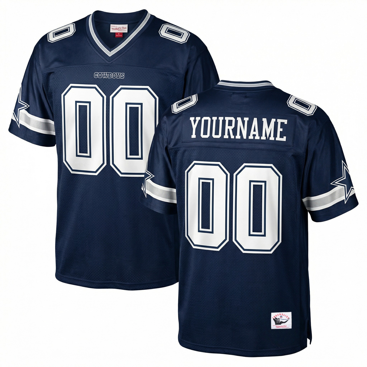 Cowboys Custom Football Jersey (Ships 2-4 weeks)