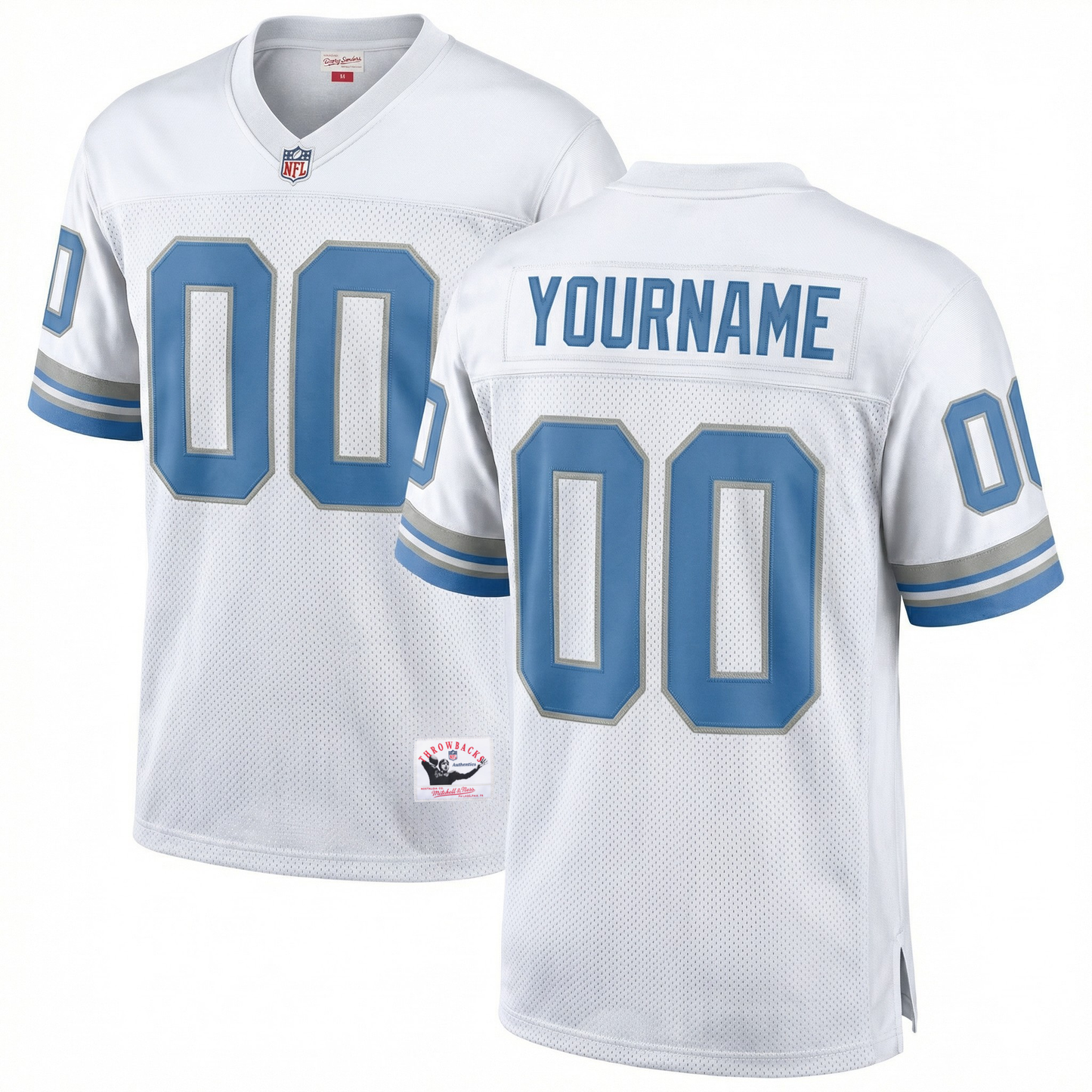 Lions Custom Football Jersey (Ships 2-4 weeks)