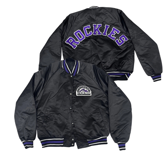 Rockies Throwback Satin Bomber – (Pre order Ships in 3-6 weeks)