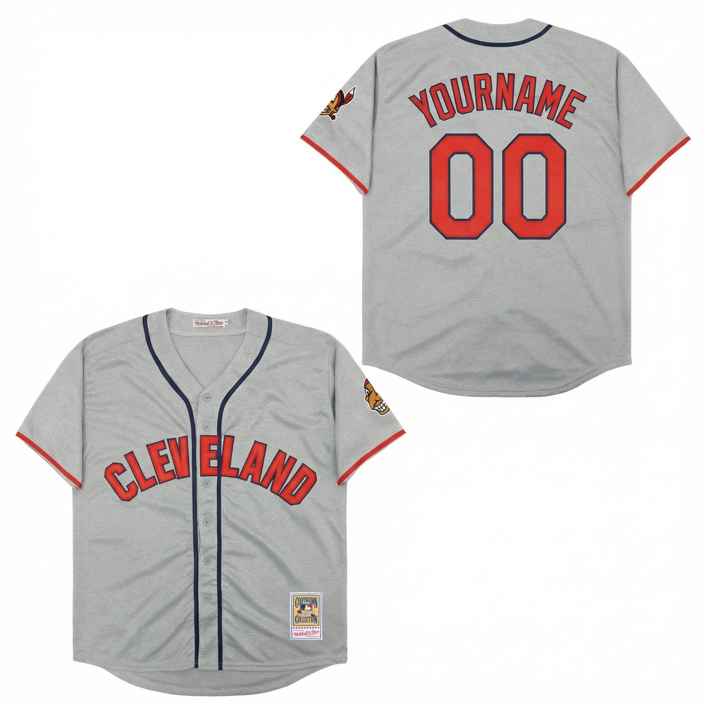 Indians Custom Baseball Jersey (Ships 2-4 weeks)