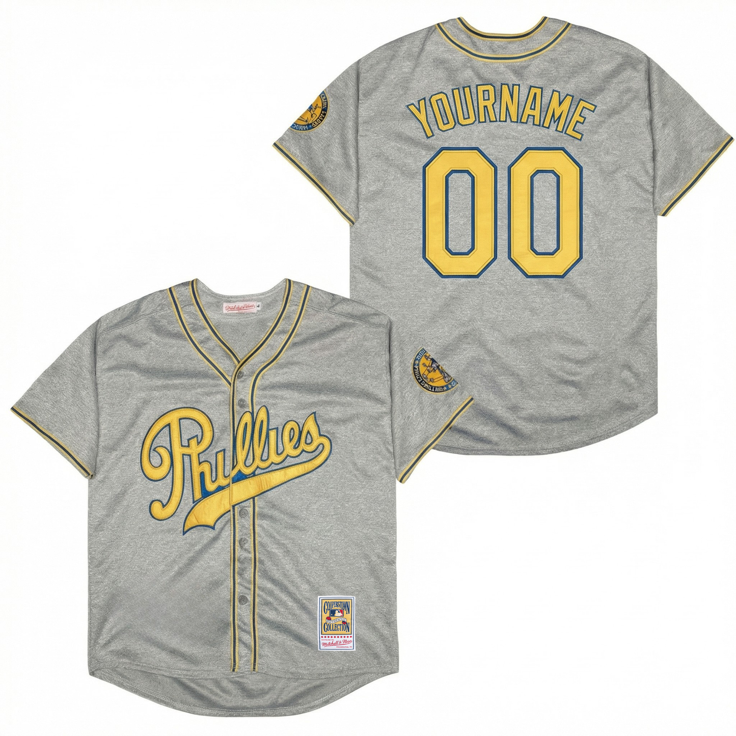 Phillies Custom Baseball Jersey (Ships 2-4 weeks)