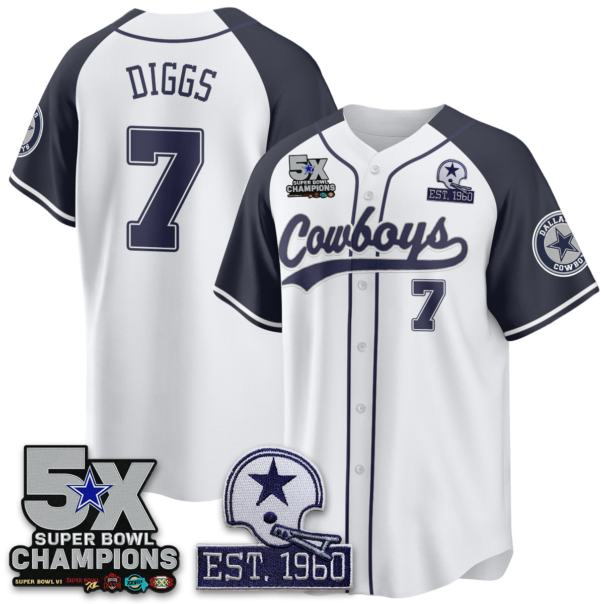 Navy Alternate - Trevon Diggs - 7