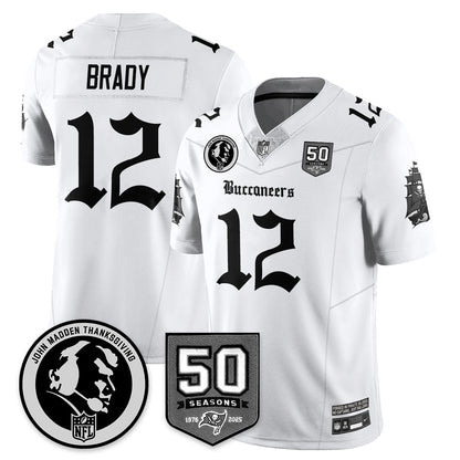 White - Tom Brady - 12