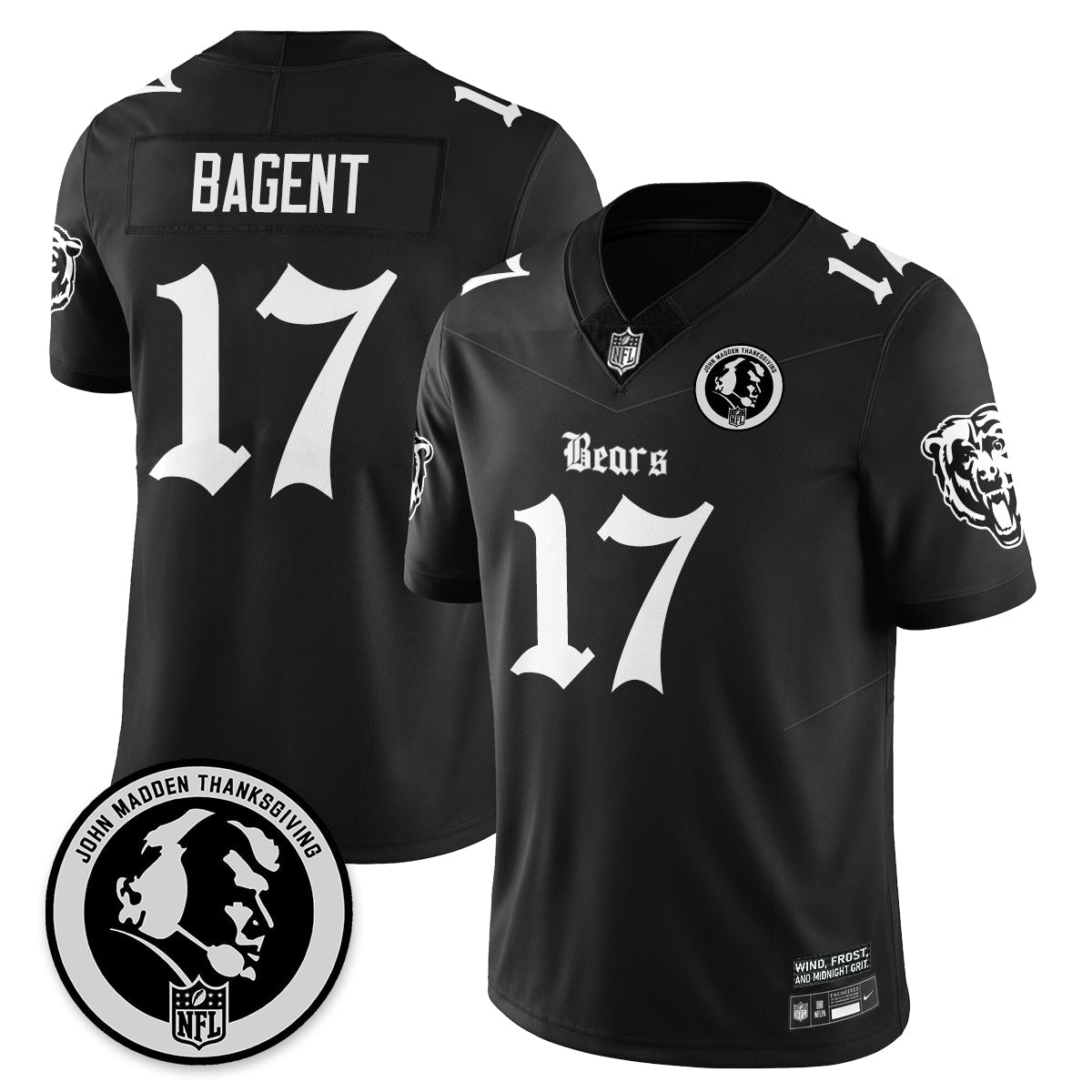 Black - Tyson Bagent - 17