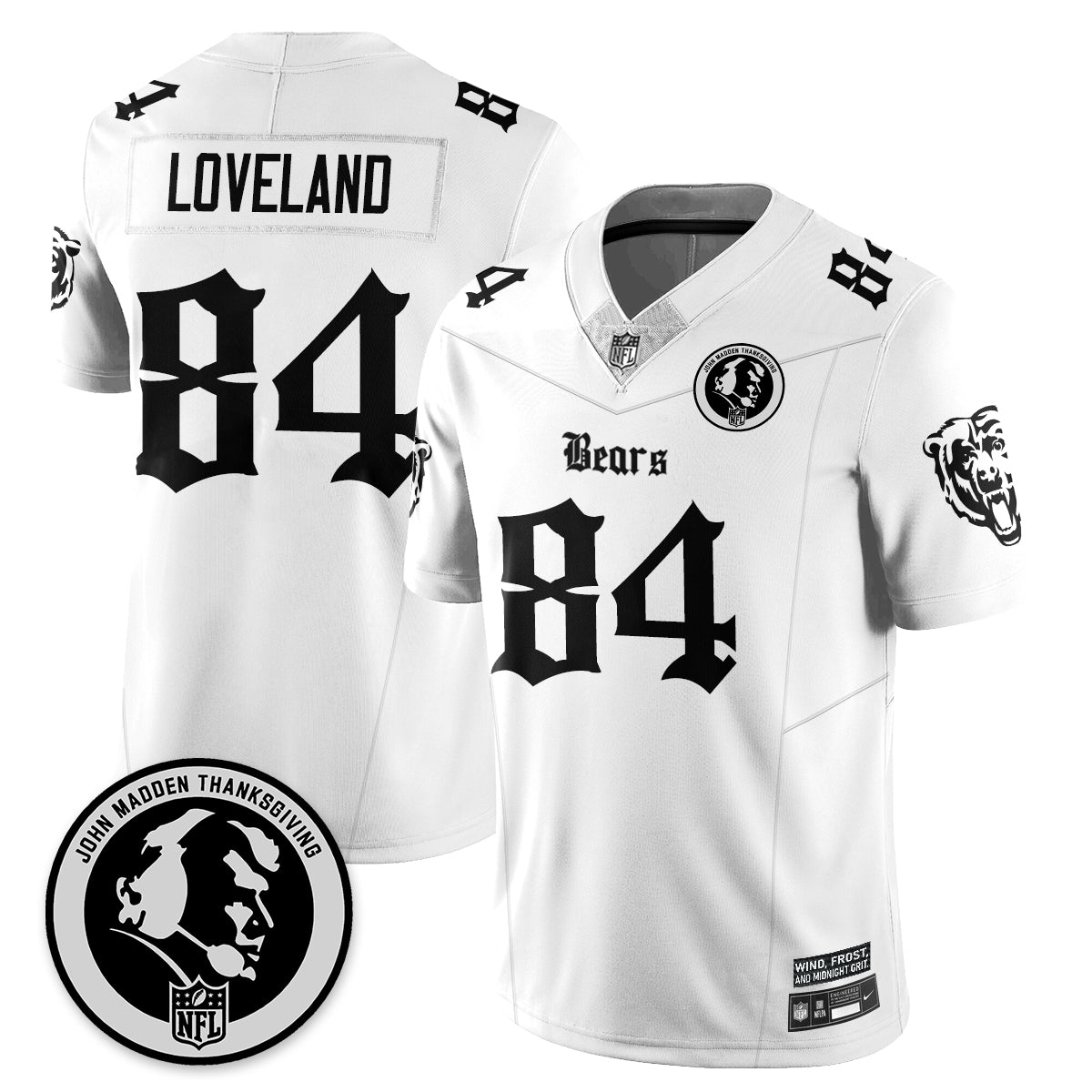 White - Colston Loveland - 84
