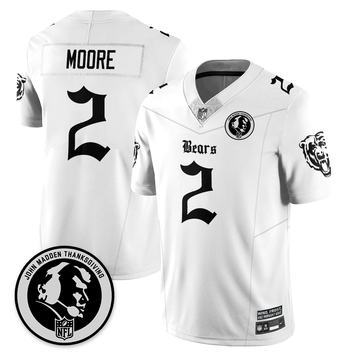 White - DJ Moore - 2
