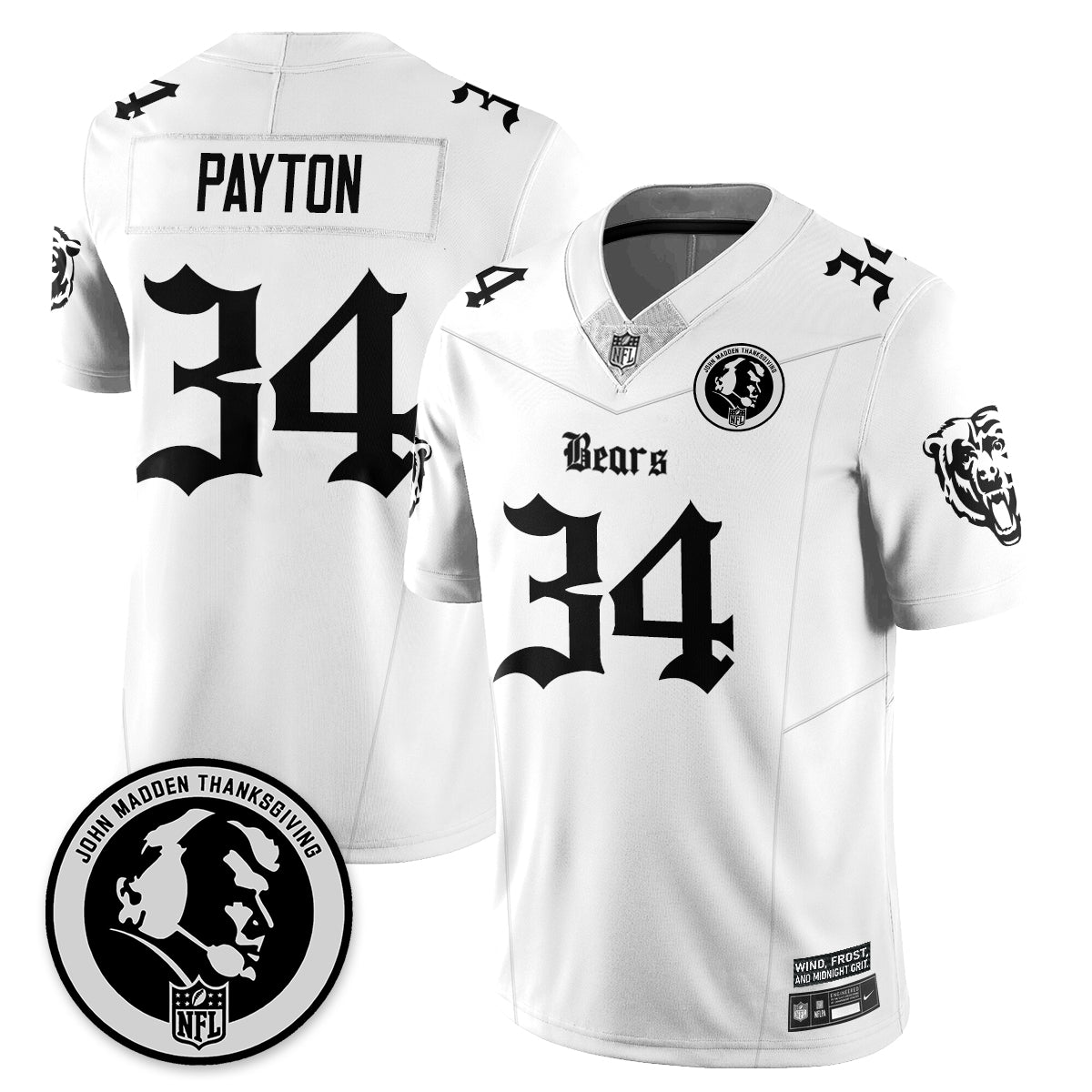 White - Walter Payton - 34