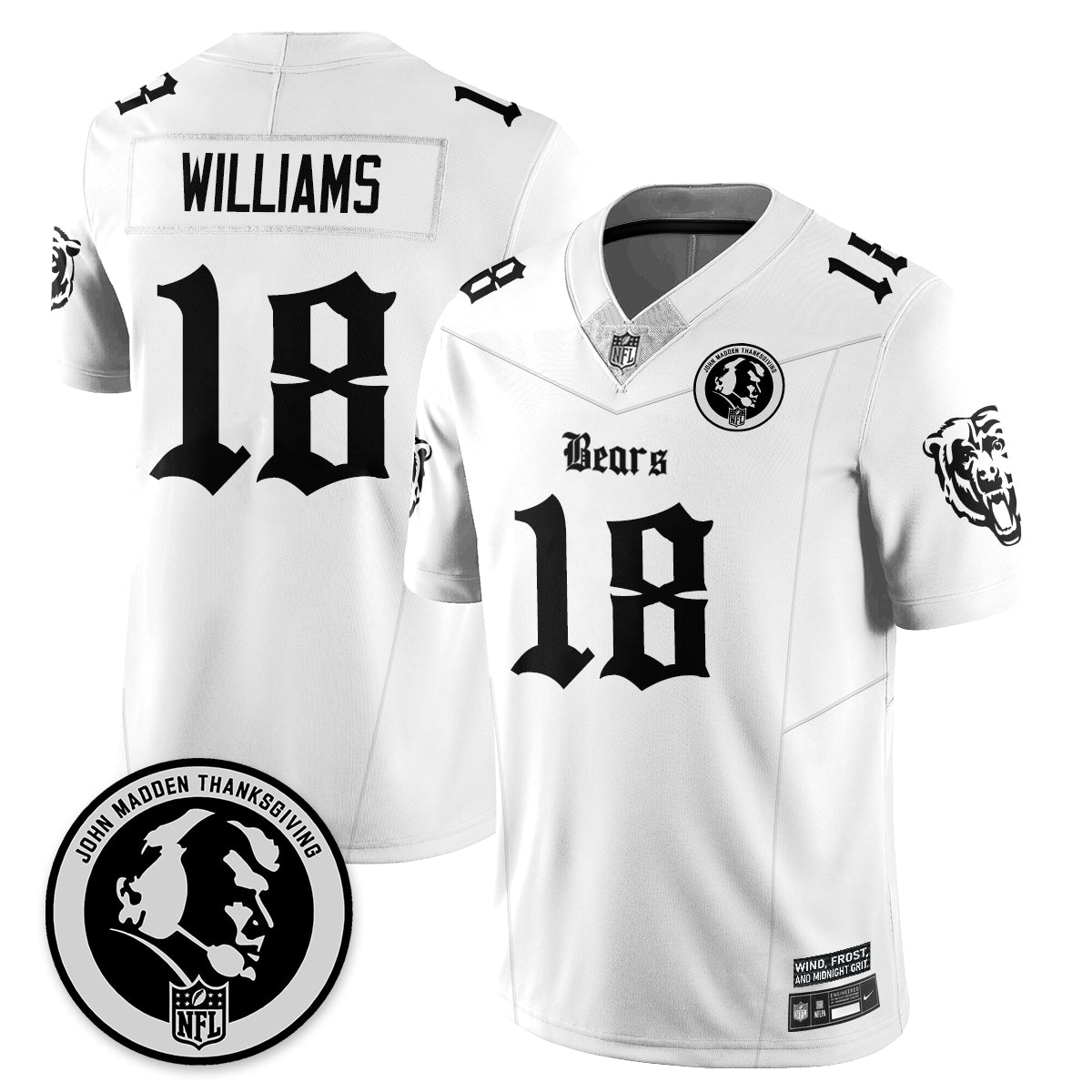 White - Caleb Williams - 18