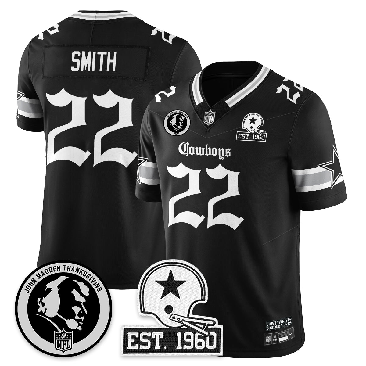 Black - Emmitt Smith - 22