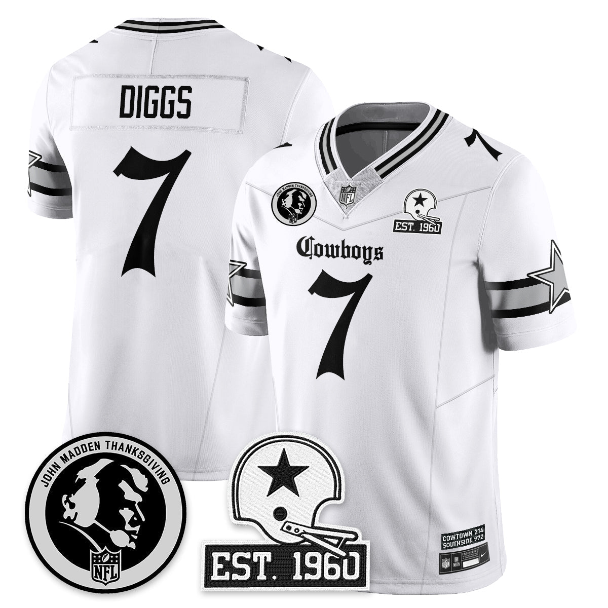 White - Trevon Diggs - 7