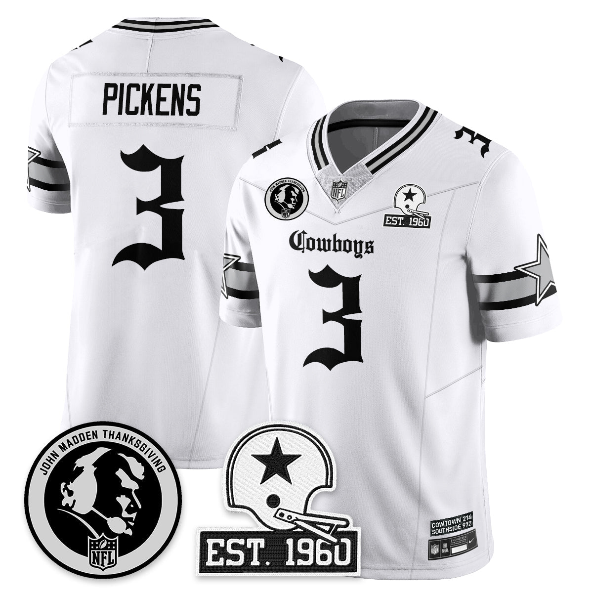 White - George Pickens - 3