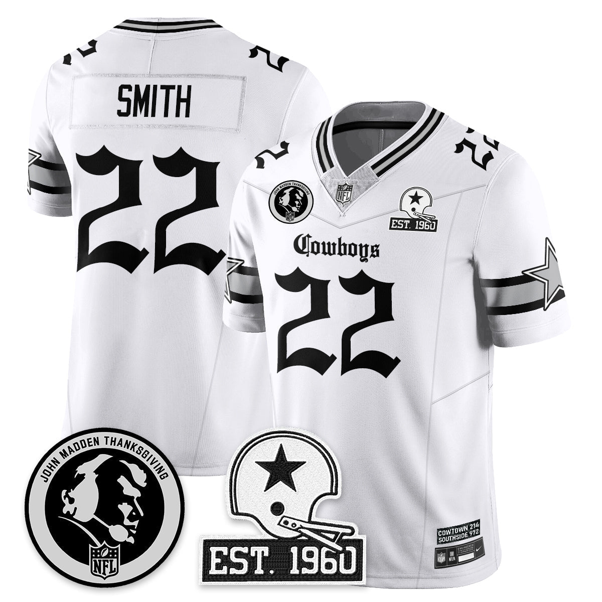 White - Emmitt Smith - 22