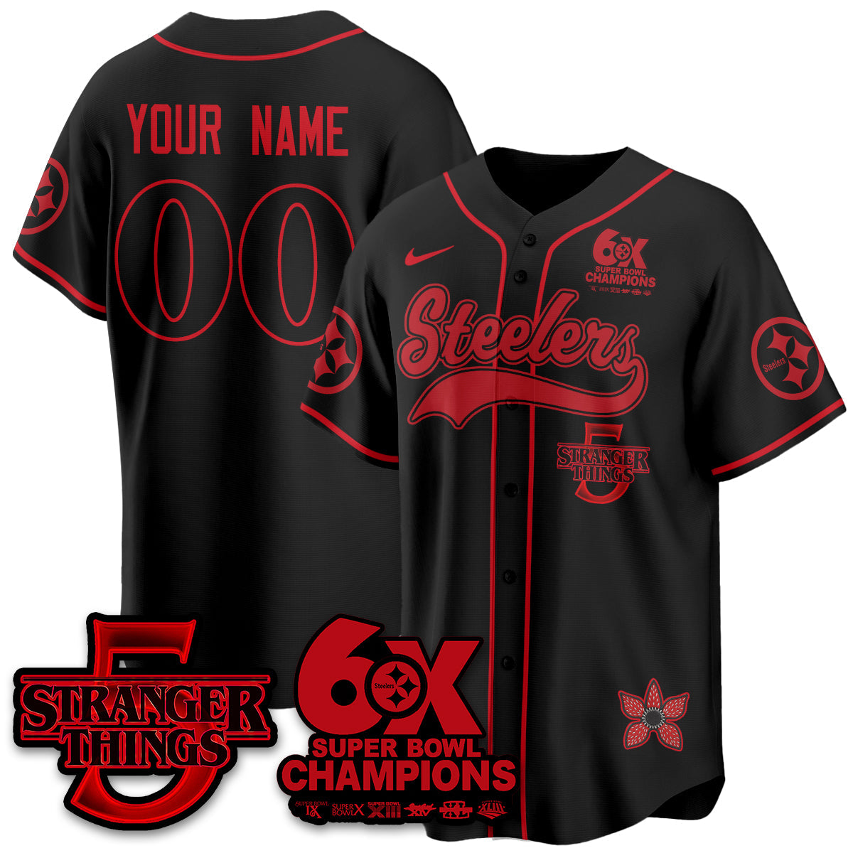 Stranger Things Vapor Limited Baseball Jersey