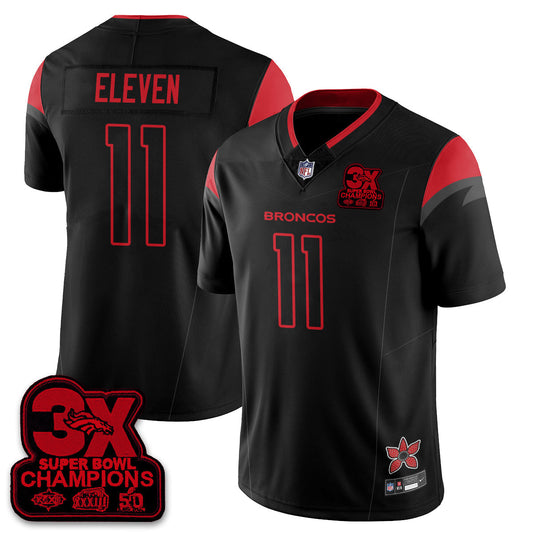 Black - #11 Eleven - 11