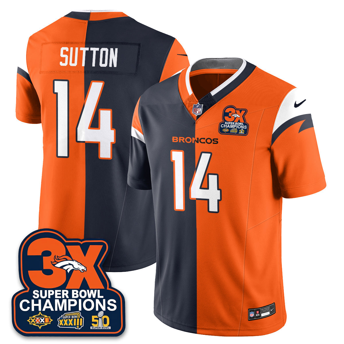 Navy Orange - Courtland Sutton - 14