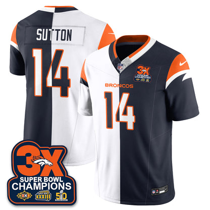 Navy White - Courtland Sutton - 14