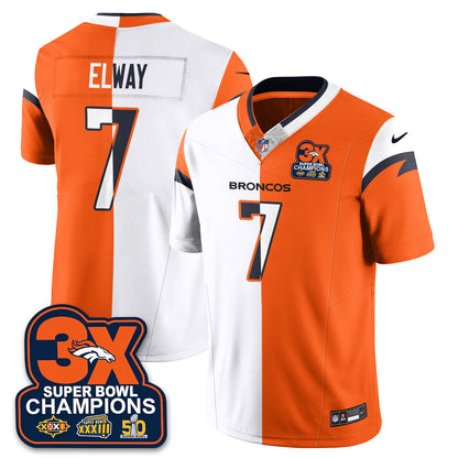 Orange White - John Elway - 7