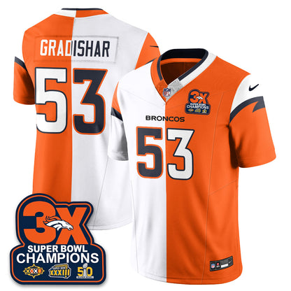 Orange White - Randy Gradishar - 53