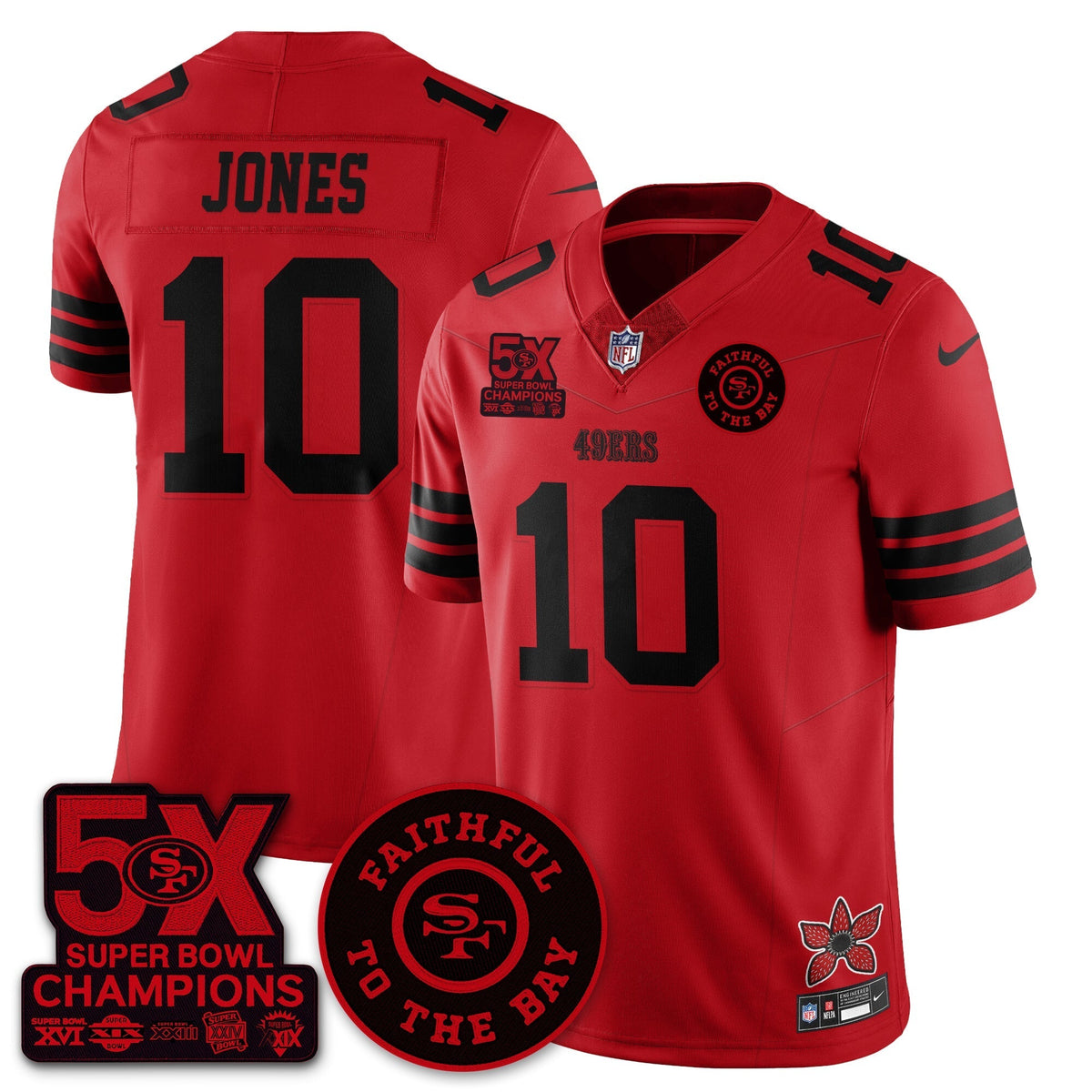 Red - Mac Jones - 10