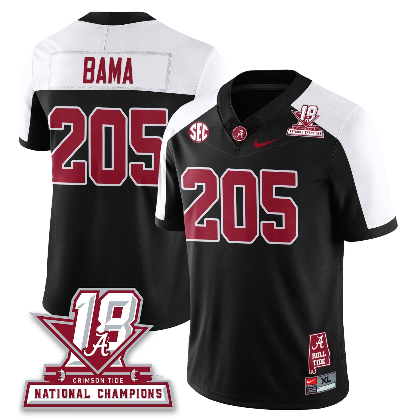Alternate Black - Bama - 205