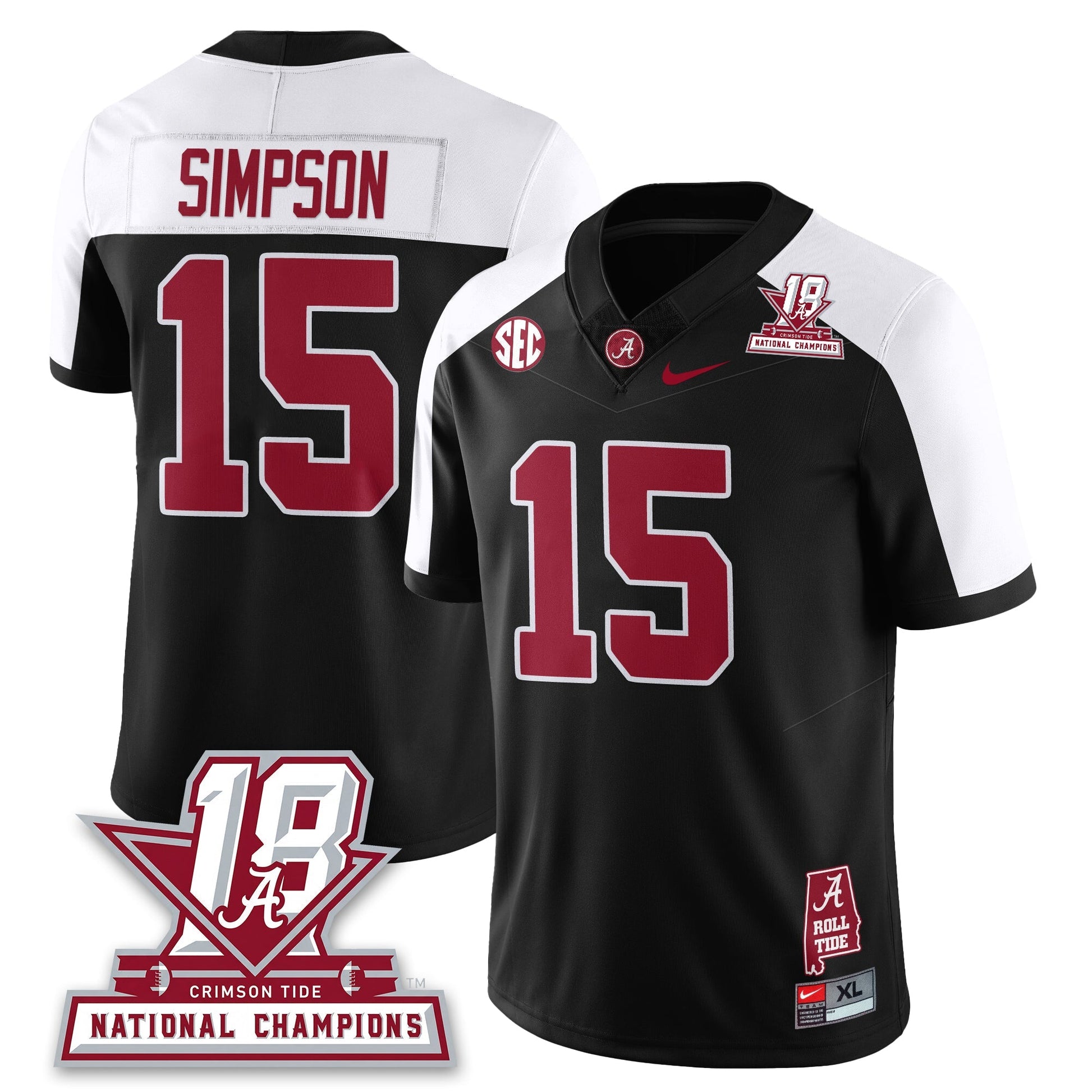 Alternate Black - Ty Simpson - 15