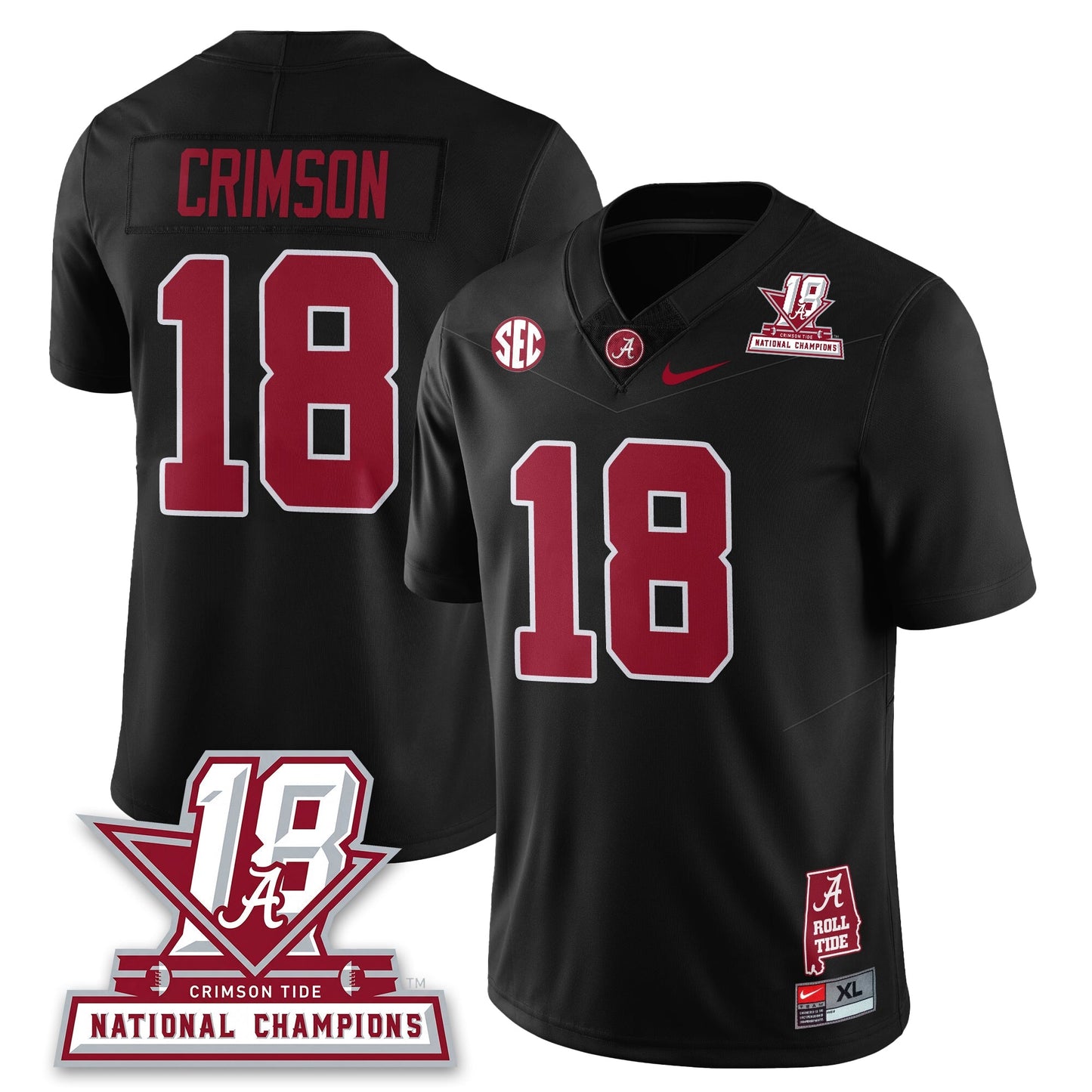 Black - Crimson - 18