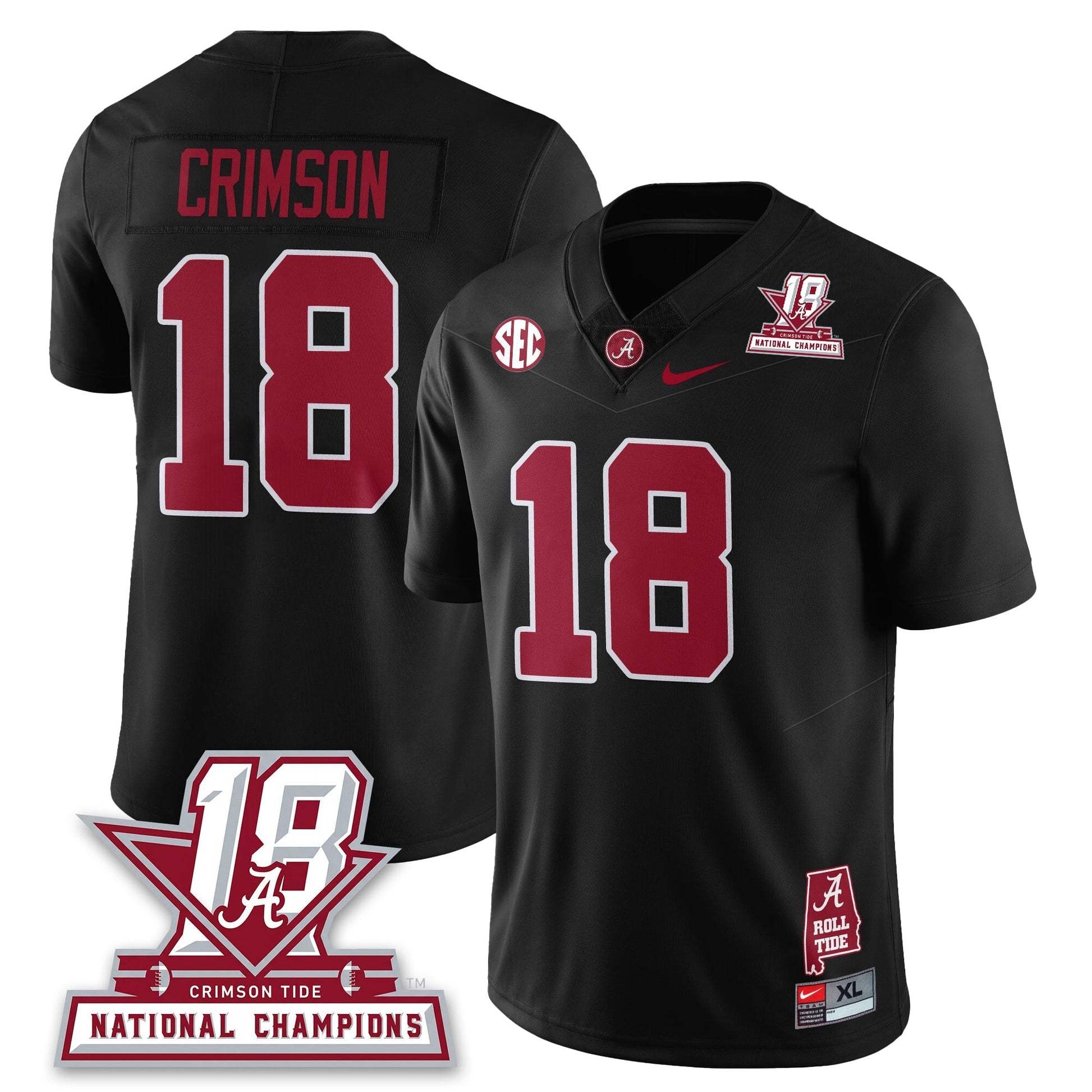 Black - Crimson - 18