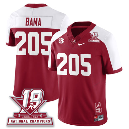 Alternate Crimson - Bama - 205