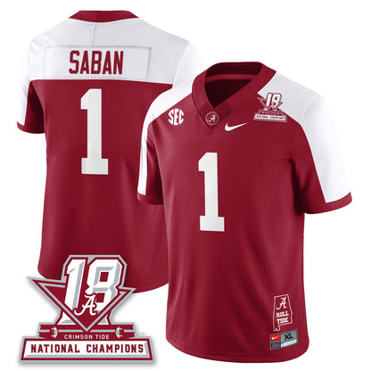Alternate Crimson - Nick Saban - 1