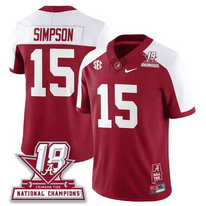 Alternate Crimson - Ty Simpson - 15