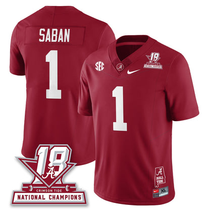 Crimson - Nick Saban - 1