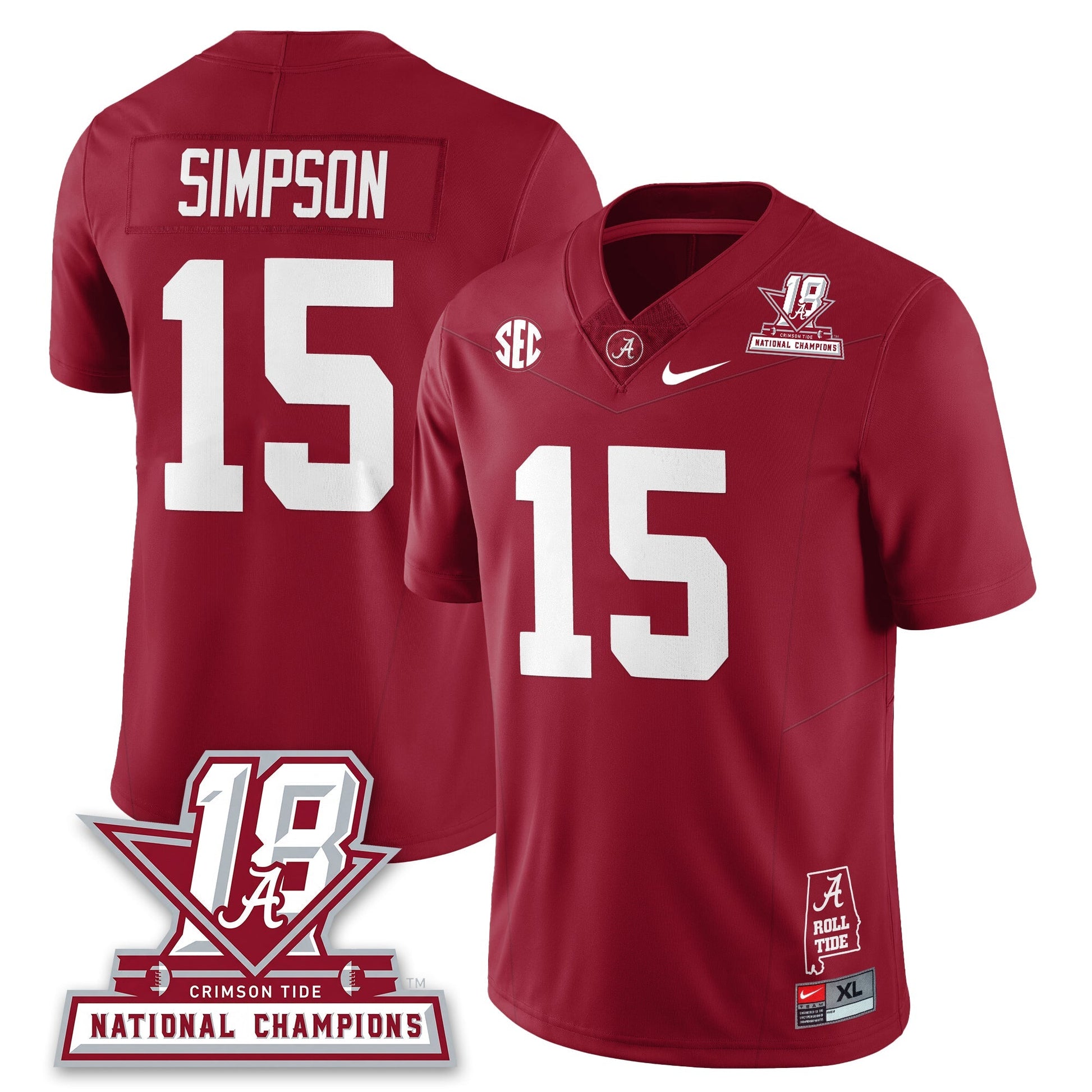 Crimson - Ty Simpson - 15