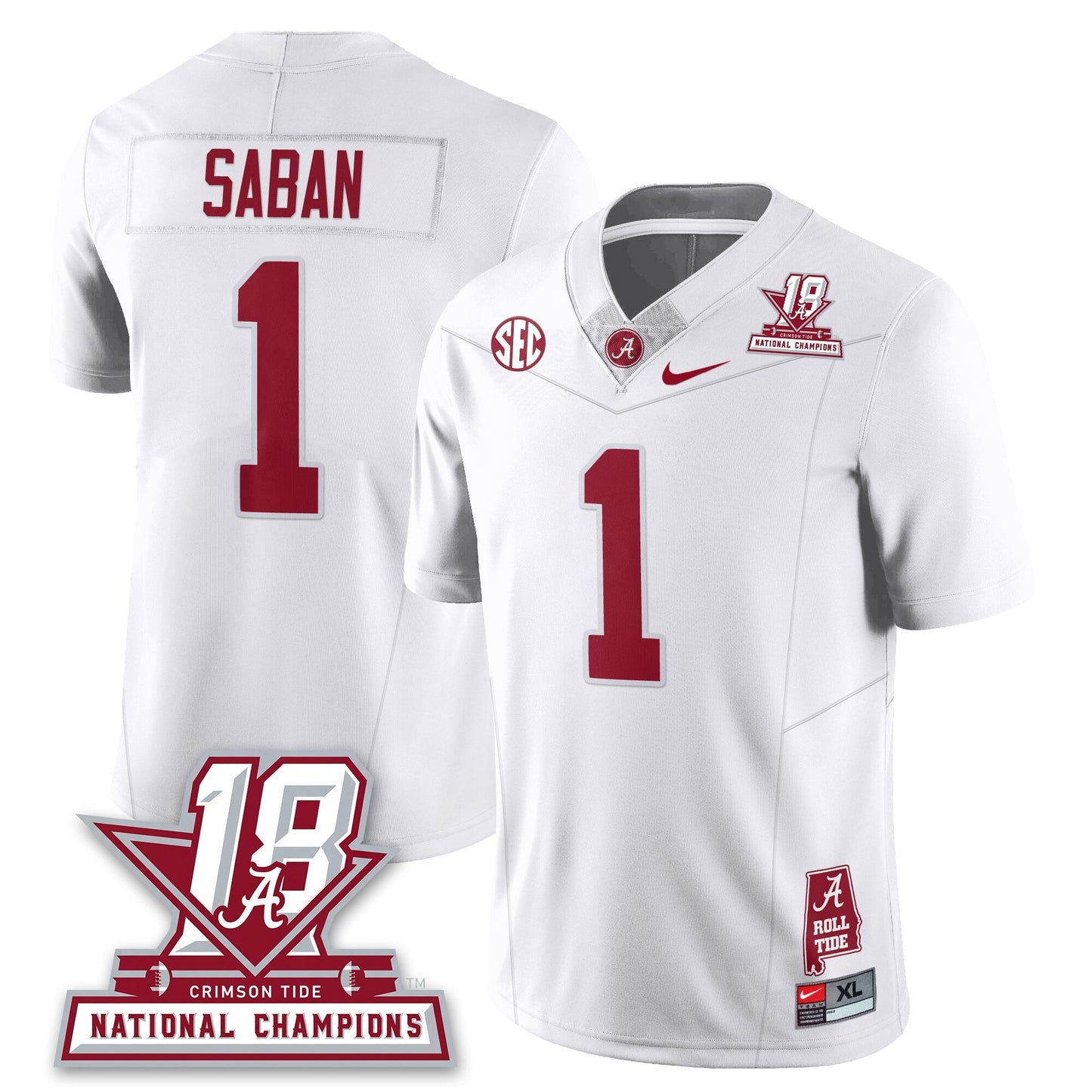 White - Nick Saban - 1