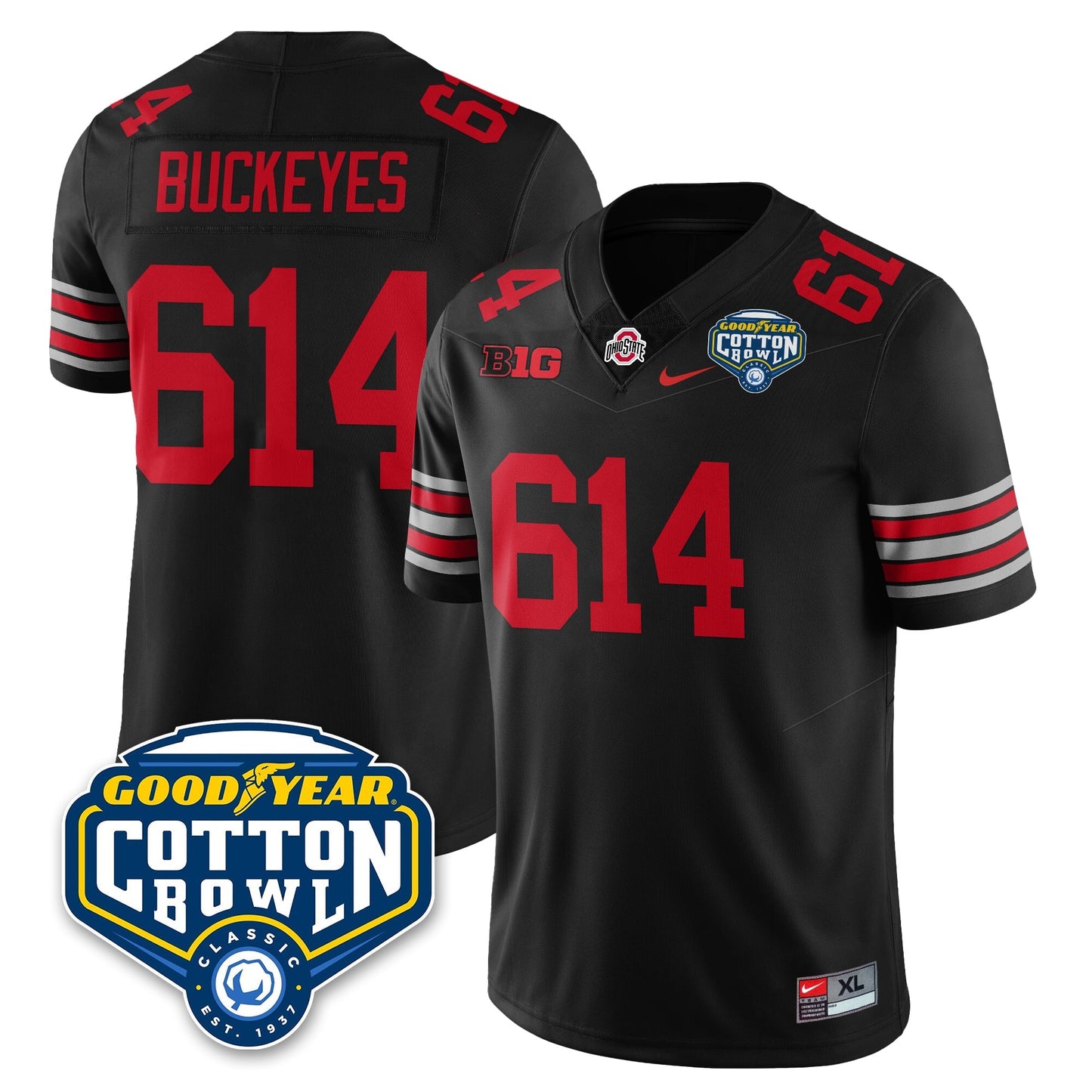 Black - Buckeyes - 614