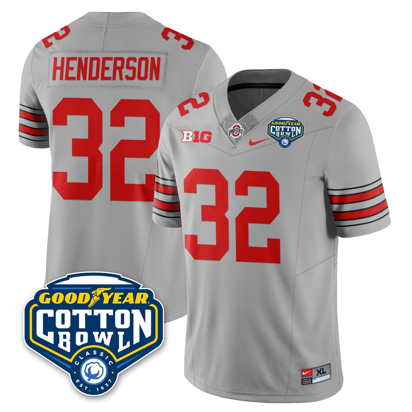 Gray - Treveyon Henderson - 32
