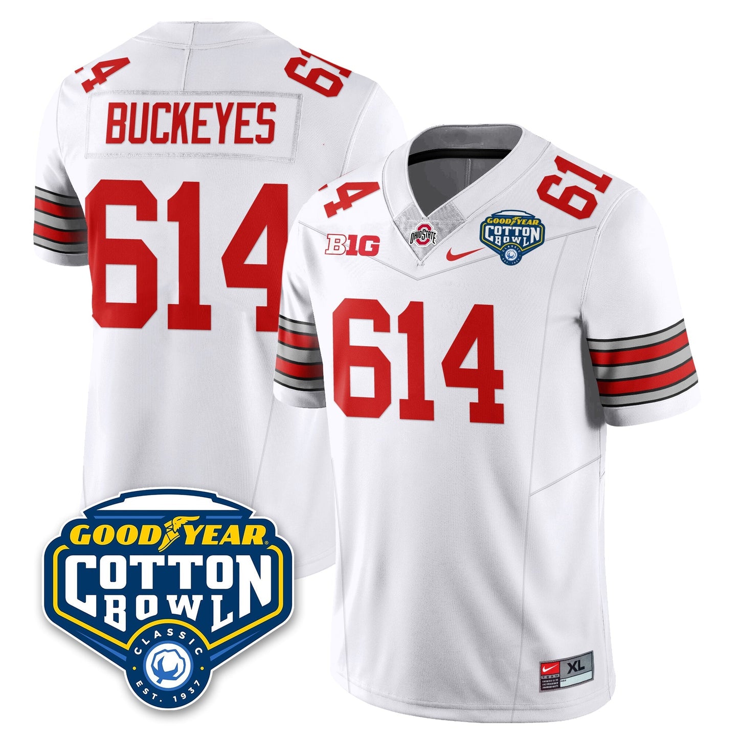 White - Buckeyes - 614