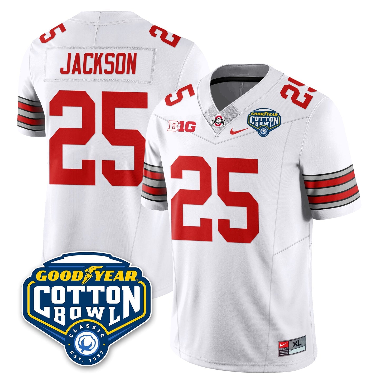 White - Bo Jackson - 25