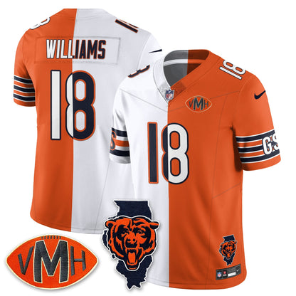 Orange White - Caleb Williams - 18