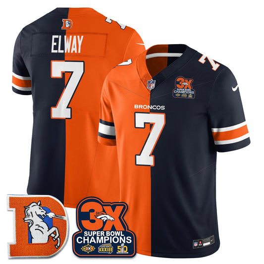 Navy Orange - John Elway - 7