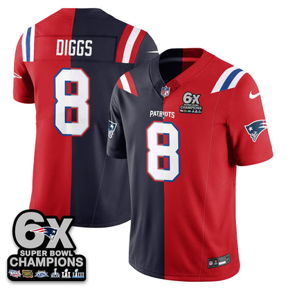Navy Red - Stefon Diggs - 8