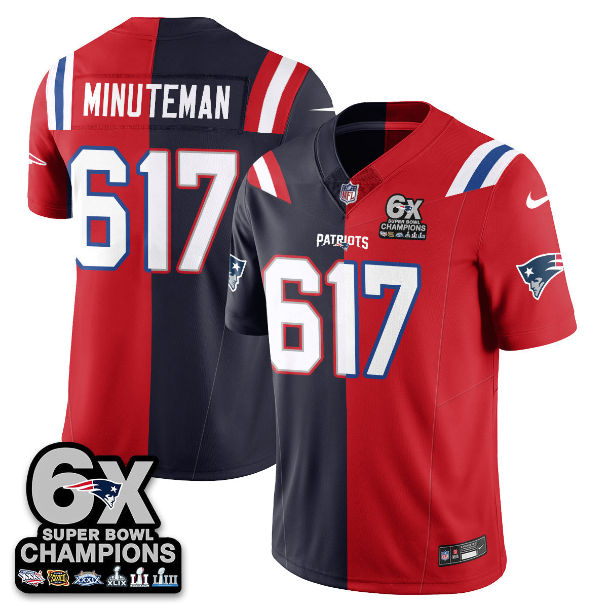 Navy Red - Minuteman - 617