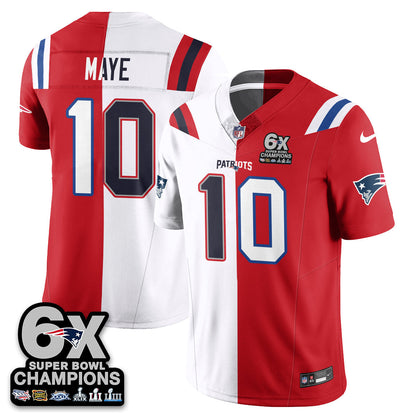 Red White - Drake Maye - 10