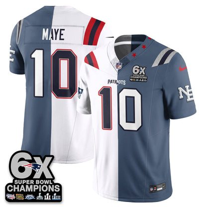 Blue White - Drake Maye - 10