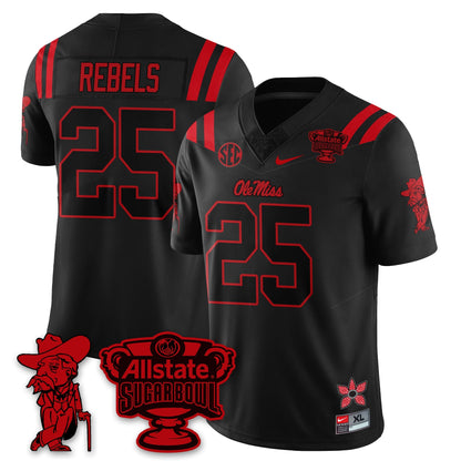 Black - #25 Rebels - 25