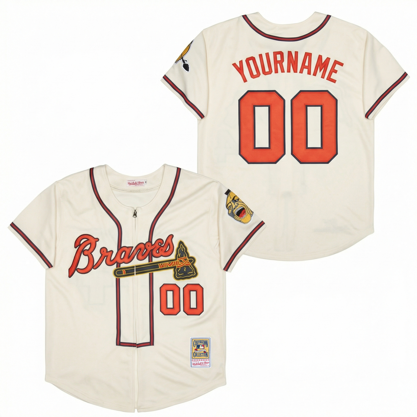 Braves Custom Baseball Jersey (Ships 2-4 weeks)