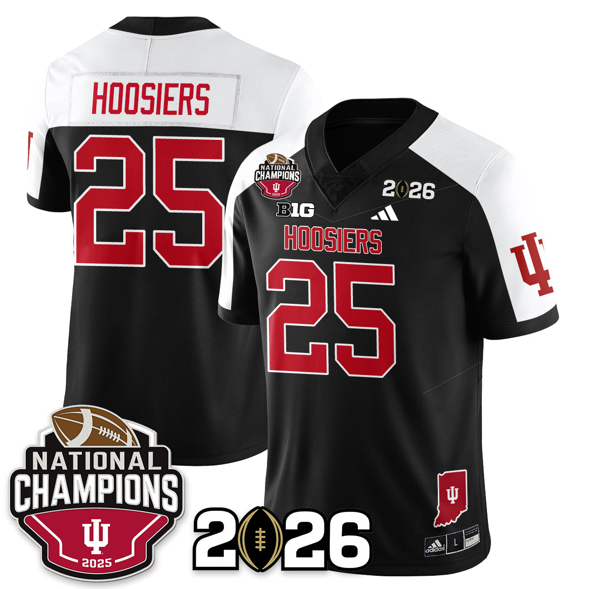 Black Alternate - Hoosiers - 25