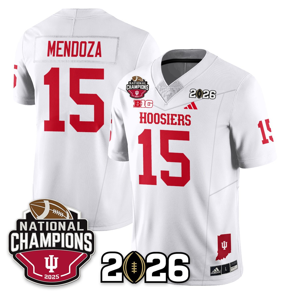White - Fernando Mendoza - 15